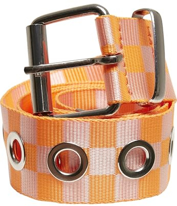 Urban Classics Unisex Checker Belt With Eyelets