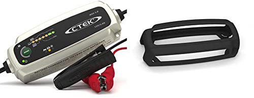 CTEK MXS 3.8 Multi-Funktions Ladegerät & Protect Bumper: Rutschfester Gummischutz für Ihr CTEK Batterieladegerät - Perfekter Schutz für Ihr Fahrzeug und Ladegerät (MXS 3.8-MXS 5.0, sowie CT5 Serie)