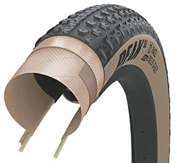 Goodyear Unisex-Adult Peak SL Race TLC Falt-MTB-Reifen (29 x 2,40'), Größe: 61-622, schwarz/braun