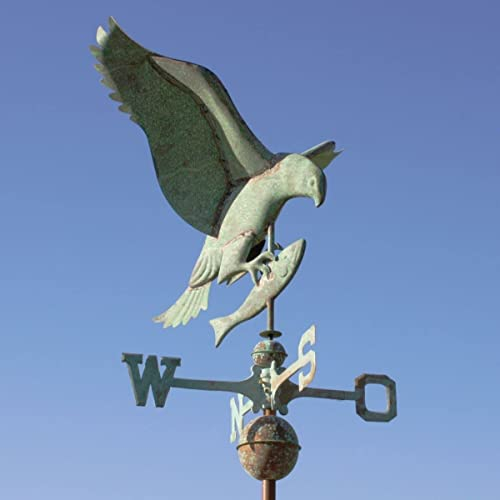 Große Wetterfahne 106 - Seeadler aus Kupfer - Für Hausdächer Linnneborn Metallwaren GmbH