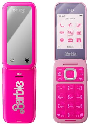 HMD Barbie Pink Mobile Flip Phone. Unlocked