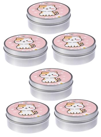 Mikinona 6pcs Efficient Makeup Brush Cleaner Sponge Face Cleanser Brush Cleaning Case Remover Sponge Makeup Supplies