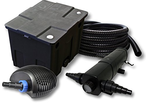 SunSun filtro estanque 12000L con 36W Clarificador y CTF bajo consumo de bomba con 20W 25m tubo