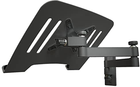 Drall Soporte de Pared Universal para portátil Netbook Tablet PC - Negro - con Placa adaptadora para portátil Estante Adaptador - Negro Modelo: L52B-IP3B