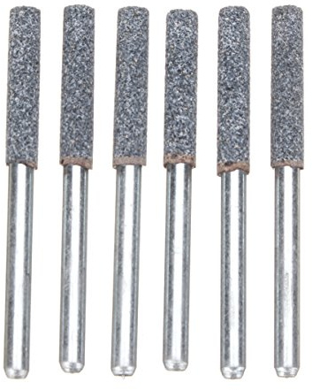 EsportsMJJ 6Pcs 5/32 Inch Diamond Grinder Grinding Stone Chainsaw Chain Sharpener 3mm Shank Drill Adapter