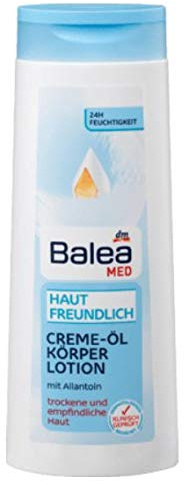 Creme-Öl Körperlotion für trockene und empfindliche Haut - Mit Allantoin und Glycerin - Hautfreundlich - 400 ml