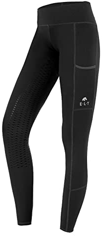 ELT Reitleggings Ella, schwarz, Gr. 152