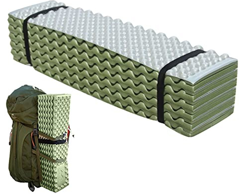 LOSOO Isomatte Faltbare, Feuchtigkeitsfest Schaumstoff Strandmatte/isomatten/Camping Mat, Für Camping, Wandern, Rucksackreisen