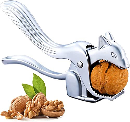 Norhogo Cascanueces multifuncional, Linda Ardilla de Acero Inoxidable, Cascanueces Profesional para la mayoría de las nueces para mariscos Shell Cangrejo de langosta Avellana Nuez