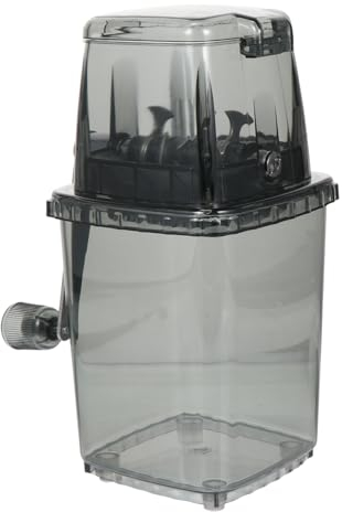 Gatuida Multifunctional Ice Crusher Hand Crank Ice Chopper Kitchen for Summer Drinks