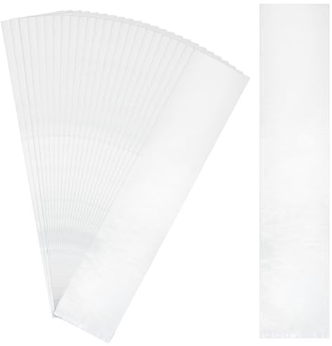 PH PandaHall 6×30 Zoll 60er Pack Postertaschen 2.3 Mil Lange Offene Kunststoffhüllen Transparente Aufbewahrungsposterröhre Für Perücken Poster Entwurf Wasserdicht