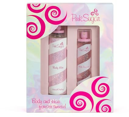 PINK SUGAR COFANETTO con BODY MIST 236 ML + HAIR PERFUME 100 ML
