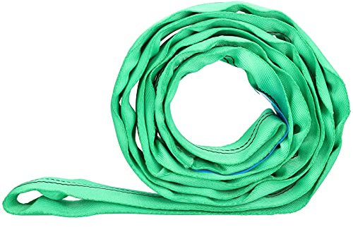 Imbracatura Rotonda, Rotonda 2,4 Pollici, Cinghia per Paranco a Sollevamento Morbido 2T Accessorio per Cinghia Senza Fine per Trasporto, Energia Elettrica, Imbracature
