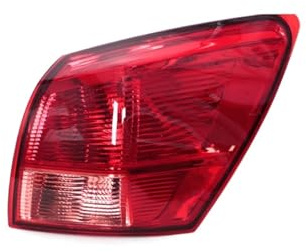 Fari Posteriori Auto Per Nissan Per Qashqai 2007 2008 2009 2010 Fanale Posteriore Esterno Auto All'interno Luce Posteriore Posteriore Segnale Lampada Freno Senza Lampadina Fanali Posteriore(Outside Ri