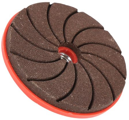 Ausla 5PCS Disque à Lamelles de Ponçage 100 Émeri Abrasif en Nylon Jeu de Disques pour Meuleuse D'Angle Métal Pierre Bois Carrelage