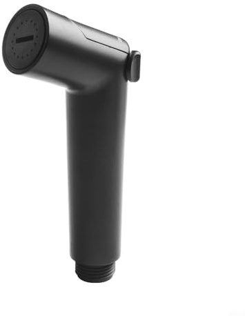 Pulvérisateur de bidet noir avec pression réglable, design anti-fuite, douche à main, pour une utilisation sanitaire, Shattaf en plastique facile à installer, toilettes portables