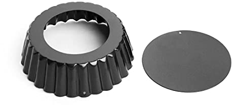 Vogue 12638 - Molde para quiche (acero al carbono, antiadherente, 3 x 10 cm)