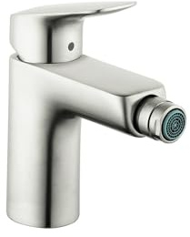 hansgrohe Logis Modern Single-Hole Bidet Faucet, 1.5 GPM in Brushed Nickel, 71200821