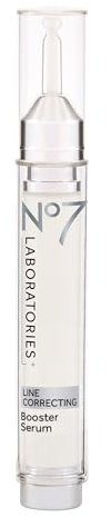 No7 Laboratories Line Correcting Booster Serum - Potent Collagen Peptide Serum for Fine Lines and Wrinkles - Moisturizing Formula for All Aging Skin Types (15 ml)