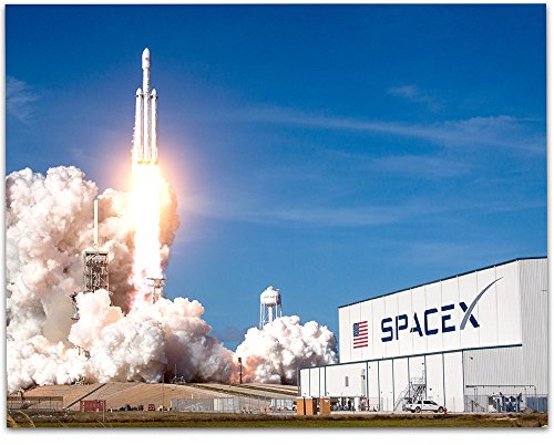 SpaceX Starship Rocket Launch 11x14 Unframed Poster – Elon Musk, Astronomy & Astronaut Wall Art, Space Decor for Office & Man Cave