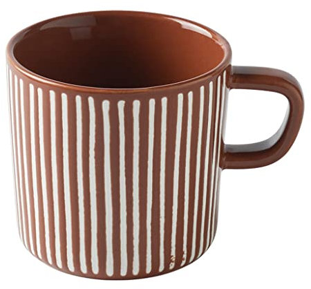 Tazze per tazze Tazza di caffè verticale retrò squisita tazza di ceramica elegante elegante tazza tridimensionale tazza da casa latte il latte succo di succo di frutta Tazza di caffè ( Color : A )