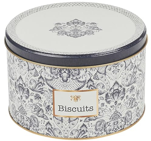 URBNLIVING Floral Paisley Cityscape Design Nesting Cookie Biscuit Muffin Candy Sweet Tins Small Cake Storage Tin Tea Tray Set (Aouelos Biscuit Box)