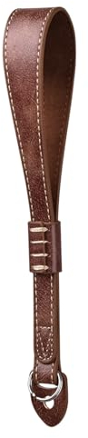 VOVMOEYA Correa de Muñeca de Cuero Vintage para Cámara, Correa de Mano para Fujifilm X100V XT30 XT5, Sony A6400 A6700, Canon G7X III, Nikon, Leica - Marrón Oscuro
