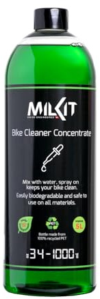 milKit Bio Fahrrad-Reiniger Konzentrat 1000 ml Flasche - biologisches Fahrrad Reiniger Konzentrat für Rennrad, Gravel und MTB - Fahrrad Putzmittel Konzentrat