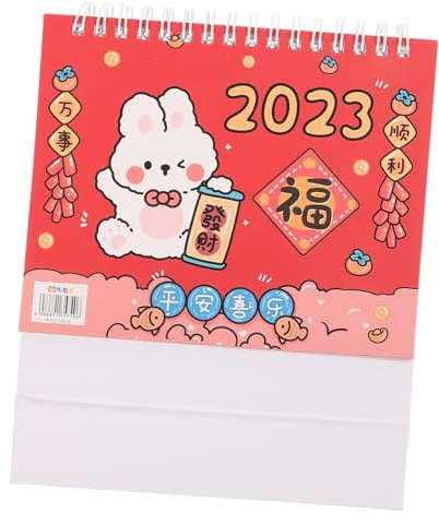 VILLCASE Wandkalender Für Jahr Hasen Monatlicher Chinesischer -kalender Design Für Büro Und Zuhause Für Planung Und Notizen
