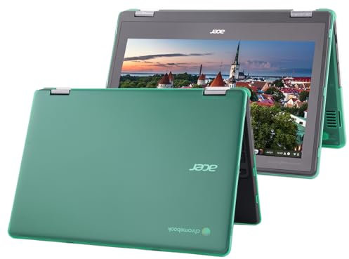 mCover Funda rígida solo compatible con computadoras portátiles 2 en 1 Acer Chromebook Spin 511 R756T Series 2023 ~ 2024 de 11.6 pulgadas (no compatible con ningún otro modelo Acer), color verde