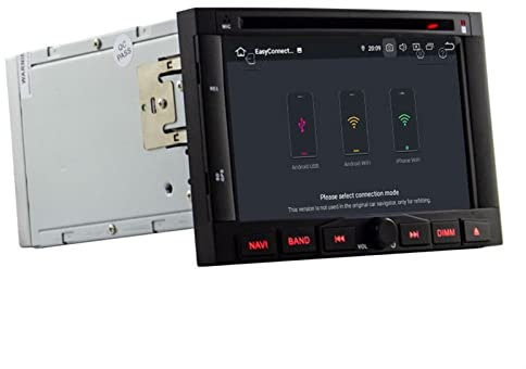 Wivplex Reproductor Multimedia for Coche Android 10.0, estéreo, navegación GPS, DVD, CD, Radio de Coche de 2 DIN, Compatible con Peugeot, 3005, 3008, 5008, Partner, Berlingo Reproductor Multimedia de