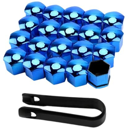 Tanxemery Auto-Radmutterkappen, Radmutter-Schraubenabdeckung,Kappen-Set Bolzenabdeckung | Ersatz-Staubschutz für 17 mm, 19 mm, 21 mm, Reifenmutternabdeckungen, 20 Stück, Autorad-Dekorationen