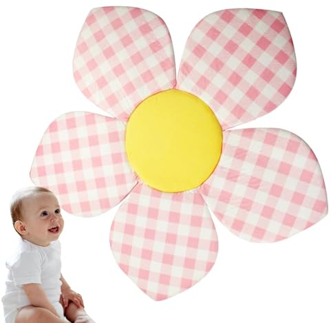 Almohadilla de flor de baño para bebés, almohadilla de baño para bebés | Cojín de asiento de flores suave para bebé,Divertidos accesorios de lavado para niños pequeños, alfombra de baño para único