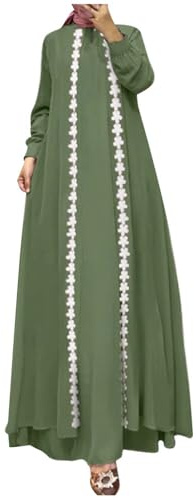 Abaya Muslim Damen mit Kopftuch Große Größe Islam Hijab-Kleid Burka Sommer Lang Kleidung Gebetskleid Für Frauen Abaya-Set Frühling Gebetskleidung Muslimische Elegant