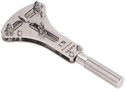 Outil de Dissolvant de la Casse de Montre, Montez en Arrière L'ouvreur Outil de de la Montre de Montre à 3 Points Conception en Acier Inoxydable Plage de Serrage