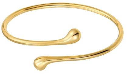 XNFUOE Upper Arm Bracelet Minimalist Punk Simple Coil Bangle Adjustable Arm Cuff Bracelet for Parties, Dates, Special Occasions