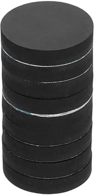 PATIKIL Non Slip Furniture Pads 1-3/16 (30mm x 5mm), 10 Pcs Adhesive Backed Round Rubber Feet Anti-Scratch Rubber Furniture Grippers for Hardwood Floor Electronics Bed Drawers DIY