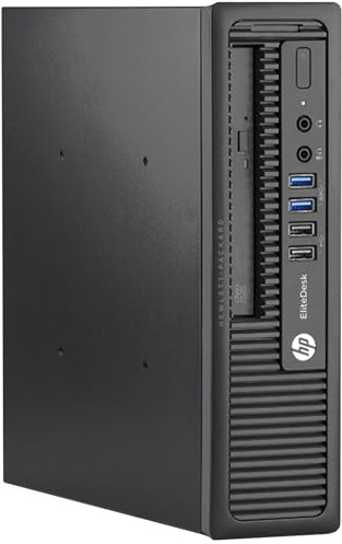 HP PC Desktop EliteDesk 800 G1 USDT (Reacondicionado) | Procesador i5-4570S, Memoria RAM 16GB, Disco SSD 240GB, DVD-ROM, Windows 11 Pro