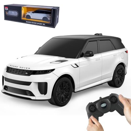 JAMARA 402243 Range Rover Sport SV 1:24 2,4 GHz - Auto ferngesteuertes RC Car, Kinder Spielzeugauto mit Fernbedienung, Modellauto, Geschenk für Kinder, Fahrwerksfederung vorne