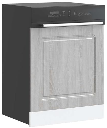 RMIHSJG Kalmar - Mascherina per lavastoviglie Sonoma 60 x 1,5 x 67 cm, rivestimento frontale per armadio da cucina, protezione