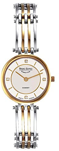 Bruno Söhnle Damen-Armbanduhr Latina Analog Quarz Edelstahl beschichtet 17-23103-242