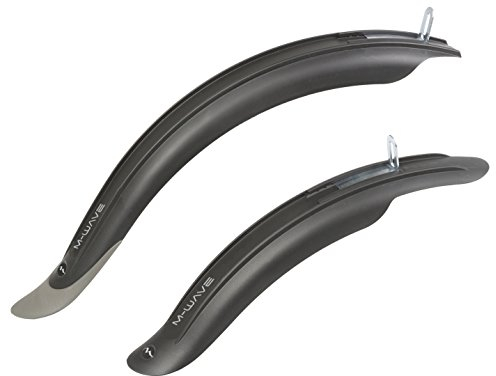 M-WAVE Max F+r, Set parafango Bambino, Nero, 16-20-Inch