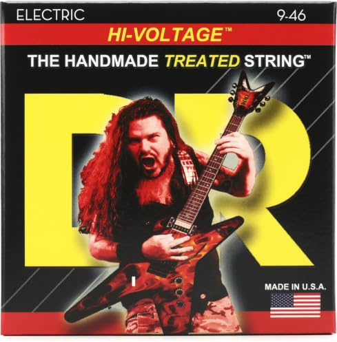 DR Strings DBG-9/46 Hi-Voltage Dimebag Darrell Signature Electric Guitar Strings - .009-.046