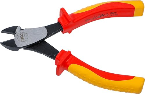BGS 7155 | VDE-Kraftseitenschneider | 180 mm | DIN EN 60 900:2012 | 2-Komponentengriff | rutschsicheres Griffprofil | isoliertes Werkzeug