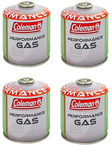 ALTIGASI Lot de 4 Bouteilles de gaz Coleman C500 Performance à Filetage avec 440 g de gaz