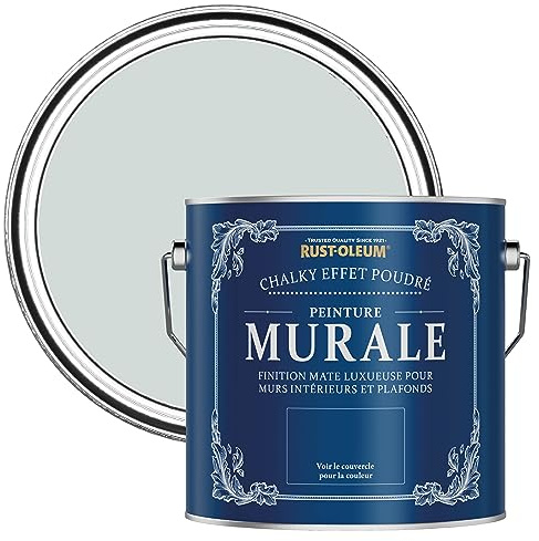 Rust-Oleum Light Grey Wall and Ceiling Paint in a Chalky Matt Finish - Dove 2.5L