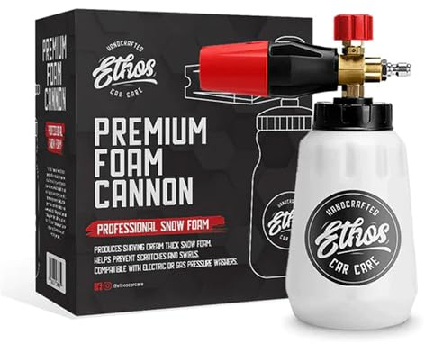 Foam Cannon Foam Cannon for Pressure Washer - Pressure Washer Foam Cannon - Car Foam Gun Adjustable Snow Foam Lance with Quick Connector