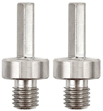 FOCSTOL Adapter für Diamant Fliesenbohrer - 2 Stück M14 Gewinde auf 10mm Sechskantschaft Adapter für Diamant Bohrkrone für Elektrischer Bohrhammer