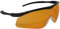 Impact Shooting Safety Glasses Orange Shatterproof UV400 Lens