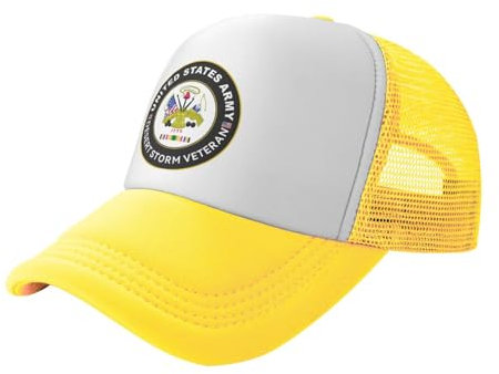 Oudrspo Army Desert Storm Retired Trucker Hats: Stilvoller Schutz für jedes Abenteuer Schwarz